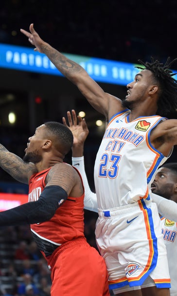 Lillard leads Trail Blazers past Thunder 102-99